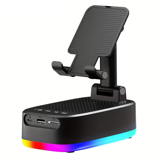 NNETM Wireless Speaker with Phone Holder and Power Bank